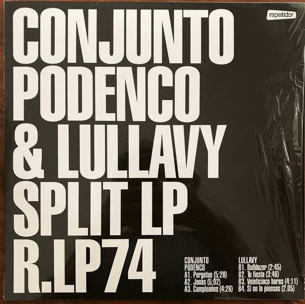 Conjunto Podenco, Lullavy — Split LP