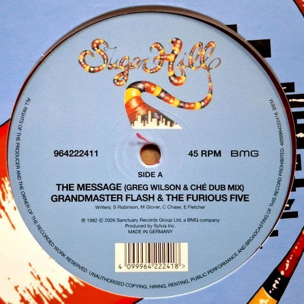 Grandmaster Flash & The Furious Five, Sugarhill Gang — The Message / Rapper's Delight